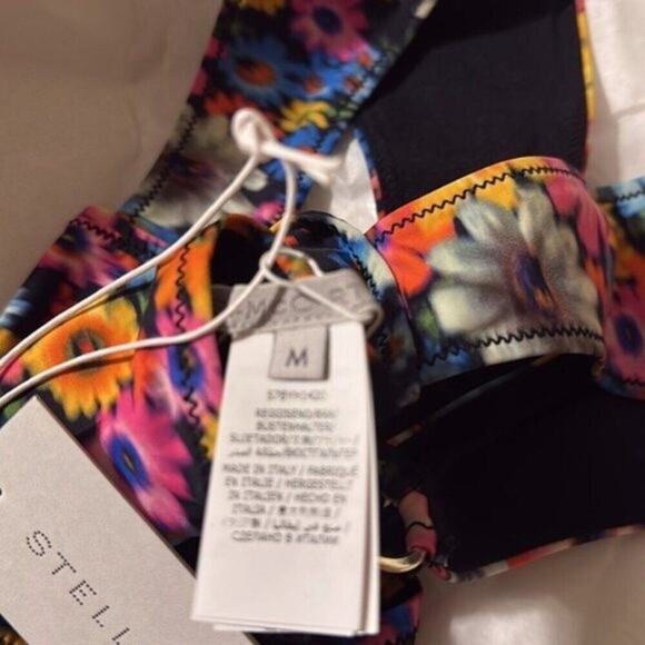 Stella McCartney floral Bikini multicolored M - Picture 8 of 9